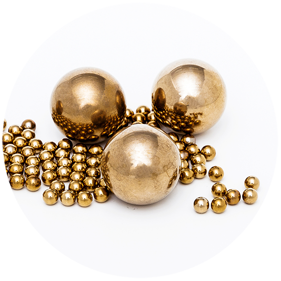 Brass balls from ballcenter – in different sizes