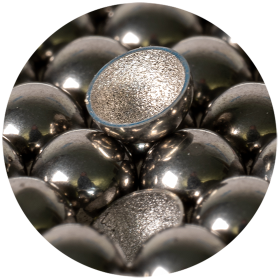 Hollow stainless steel balls – semi-floating